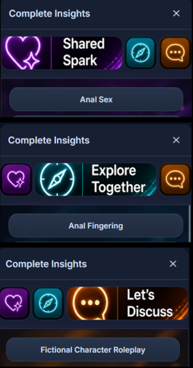 complete insight screen