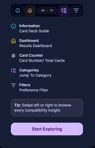 startExploring button