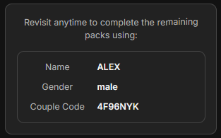 user info
